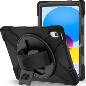 Fuchsia Apple iPad 10.9 2022 10. Nesil Tam Koruma Defender Tablet Silikon Kılıf
