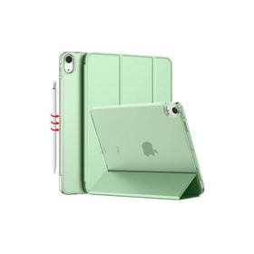Fuchsia Apple iPad 10.9 inç 10.Nesil Uyumlu Smart Cover Standlı Katlanabilir Akıllı Tablet Kılıfı