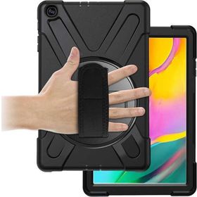 Fuchsia Apple iPad 6 Air 2 Uyumlu Defender Zırh Tablet Askılı 360° Dönebilir Standlı Kılıfı