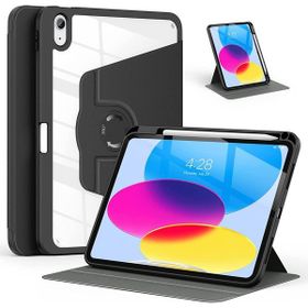 Fuchsia Apple iPad Air 10.9 2022 5. Nesil Uyumlu 360° Dönebilen Standlı Pino Tablet Kılıfı