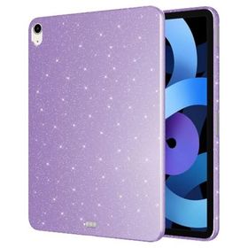 Fuchsia Apple iPad Air 11 2024 Uyumlu Lila Işıltılı Tablet Kılıf