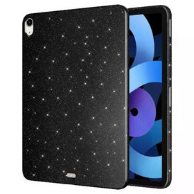 Fuchsia Apple iPad Air 11 2024 Uyumlu Lila Işıltılı Tablet Kılıf