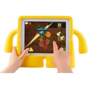 Fuchsia Apple İpad Mini 2021 6.nesil Uyumlu İbuy Standlı Yumuşak Eğlenceli Çocuk Tablet Kılıfı