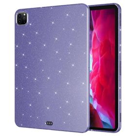 Fuchsia Apple iPad Pro 11 2018 Uyumlu Mor Işıltılı Tablet Kılıf