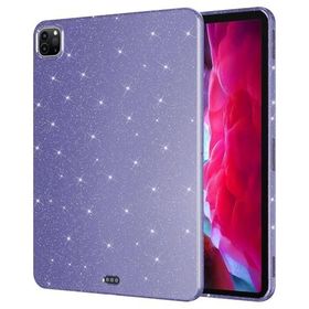 Fuchsia Apple iPad Pro 11 2018 Uyumlu Mor Işıltılı Tablet Kılıf