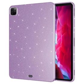 Fuchsia Apple iPad Pro 11 2022 Uyumlu Işıltılı Lila Tablet Kılıfı