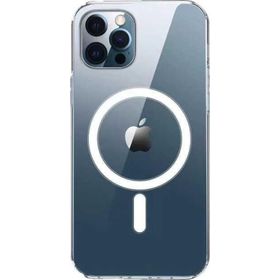 Fuchsia Apple iPhone 13 Pro Tacsafe Wireless Şarj Uyumlu Şeffaf Kapak Kablosuz Şarj Uyumlu Kılıf