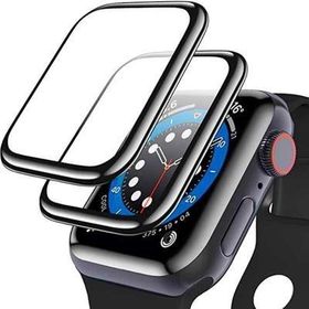 Fuchsia Apple Watch 4/5/6 44 mm PPMA Pet Kenarları Full Kapatan Screen Protector Saat Ekran Koruyucu