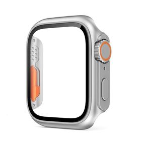 Fuchsia Apple Watch 7 41 mm Watch Ultra 49 mm Watch Gard 25 Kasa Dönüştürücü ve Ekran Koruyucu