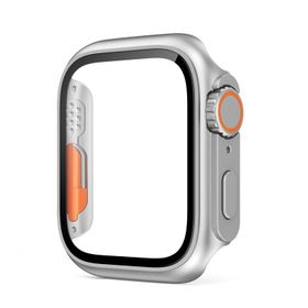 Fuchsia Apple Watch 7 41 mm Watch Ultra 49 mm Watch Gard 25 Kasa Dönüştürücü ve Ekran Koruyucu