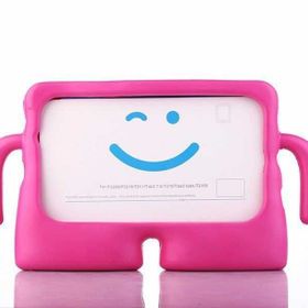 Fuchsia Galaxy Tab A Sm-t387 8 inç Uyumlu İbuy Standlı Yumuşak Eğlenceli Çocuk Tablet Kılıfı