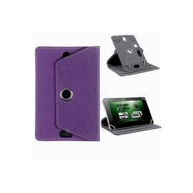 Fuchsia Galaxy Tab A7 Wifi SM-T500 10.4 inç Uyumlu 360° Dönebilen Standlı Kapaklı Universal Tablet Kılıfı