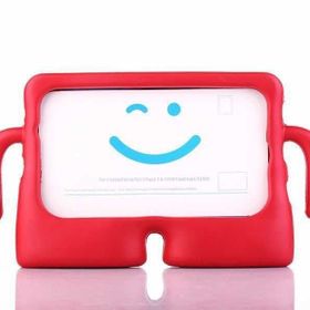 Fuchsia Galaxy Tab A8 10.5 Sm-x200 2021 Uyumlu İbuy Standlı Yumuşak Eğlenceli Çocuk Tablet Kılıfı