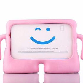 Fuchsia Galaxy Tab E Sm-t377 8 inç Uyumlu İbuy Standlı Yumuşak Eğlenceli Çocuk Tablet Kılıfı