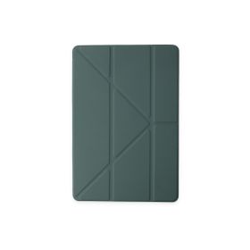 Fuchsia Galaxy Tab S6 P617 Tri Folding Kalem Bölmeli Standlı Kılıf