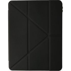 Fuchsia Galaxy Tab S6 P619 Tri Folding Kalem Bölmeli Standlı Kılıf