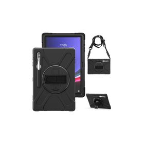 Fuchsia Galaxy Tab S9 Ultra 14.6 inç Uyumlu Defender Silikon Tablet Kılıfı