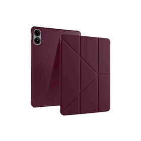 Fuchsia Honor Pad V9 11.5 inç Uyumlu Kalem Bölmeli Trifolding Bordo Tablet Kılıfı