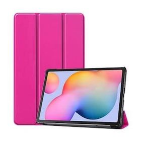 Fuchsia Huawei Mate Pad 10.4 Smart Cover Standlı 1-1 Standlı Tablet Kılıfı