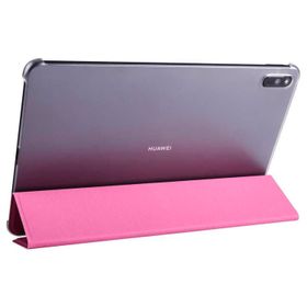 Fuchsia Huawei Mate Pad 11 Uyumlu Smart Cover Standlı 1-1 Kılıf Flip Smart Akıllı Tablet Kılıfı