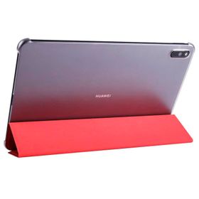 Fuchsia Huawei Mate Pad 11 Uyumlu Smart Cover Standlı 1-1 Kılıf Flip Smart Akıllı Tablet Kılıfı