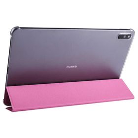 Fuchsia Huawei Mate Pad 11 Uyumlu Smart Cover Standlı 1-1 Kılıf Flip Smart Akıllı Tablet Kılıfı
