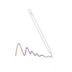 Fuchsia Huawei MatePad 11 2021 Uyumlu Eğime Göre Çizgi Kalınlığı Değişen Şarjlı Dokunmatik Ekran Kalemi