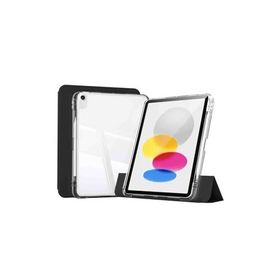 Fuchsia iPad 10. Nesil Uyumlu Airbagli Manyetik Ayrılabilen Sliding Siyah Tablet Kılıfı