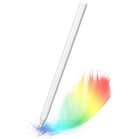 Fuchsia İpad Air 10.9 inç Uyumlu Kablosuz Şarj Olabilen A2588-A2589-A2591 Beyaz Palm Rejection Kalem