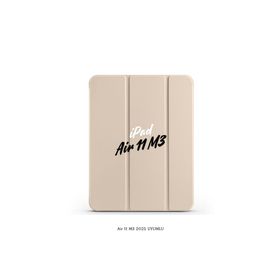Fuchsia iPad Air 11 2025 M3 Çip Uyumlu Katlanabilir Standlı Smart Cover Gold Tablet Kılıfı