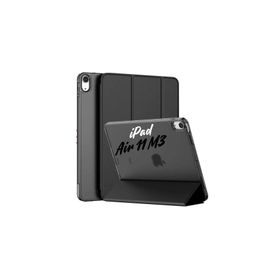 Fuchsia iPad Air 11 2025 M3 Çip Uyumlu Katlanabilir Standlı Smart Cover Siyah Tablet Kılıfı