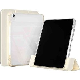 Fuchsia iPad Air 11 Uyumlu 4/5/6 Nesil M2/M3 Airbagli Manyetik Ayrılabilen Sliding Gold Tablet Kılıfı