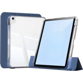 Fuchsia iPad Air 13 Uyumlu M2/M3 Airbagli Manyetik Ayrılabilen Sliding Lacivert Tablet Kılıfı