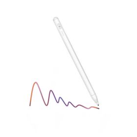 Fuchsia iPad Pro 10.5 7. Nesil Uyumlu Eğime Göre Çizgi Kalınlığı Değişen Şarjlı Dokunmatik Ekran Kalemi