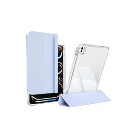 Fuchsia iPad Pro 11 2024 Uyumlu Airbagli Manyetik Ayrılabilen Sliding Mavi Tablet Kılıfı