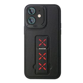 Fuchsia İphone 11 İle Uyumlu Hbc-248 Lima Standlı Siyah Kapak