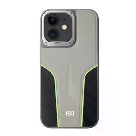 Fuchsia İphone 11 İle Uyumlu Hbc-264 Lambor Karbon Fiber Sport Naturel Grey Kapak