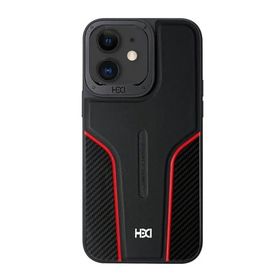 Fuchsia İphone 11 İle Uyumlu Hbc-264 Lambor Karbon Fiber Sport Siyah Kapak