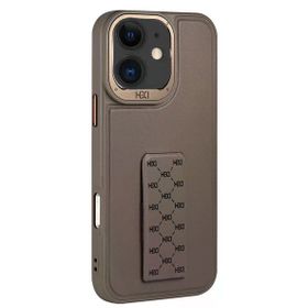 Fuchsia İphone 11 İle Uyumlu Hbc-265 Madrid Kablosuz Şarj Özellikli Standlı Titan Gri Kapak