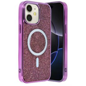 Fuchsia İphone 11 İle Uyumlu Helen Kablosuz Şarj Özellikli Derin Mor Kapak