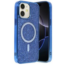 Fuchsia İphone 11 İle Uyumlu Helen Kablosuz Şarj Özellikli Lacivert Kapak