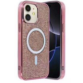 Fuchsia İphone 11 İle Uyumlu Helen Kablosuz Şarj Özellikli Pembe Kapak