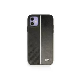Fuchsia İphone 11 İle Uyumlu Kılıf Hbc-155 Lizbon Siyah Kapak