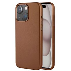 Fuchsia İphone 14 İle Uyumlu Hbc-242 Dividing Kablosuz Şarj Özellikli Kahverengi Kapak