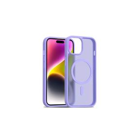 Fuchsia İphone 14 İle Uyumlu Jota Lila Kablosuz Şarj Özellikli Kapak