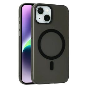 Fuchsia İphone 14 İle Uyumlu Tuna Pc Slim Siyah Kablosuz Şarj Özellikli Kapak