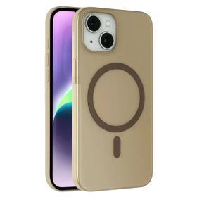 Fuchsia İphone 14 İle Uyumlu Tuna Pc Slim Titan Gri Kablosuz Şarj Özellikli Kapak