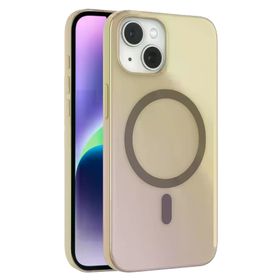 Fuchsia İphone 14 İle Uyumlu Tuna Pc Slim Titan Gri Kablosuz Şarj Özellikli Kapak