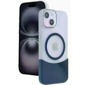 Fuchsia İphone 14 İle Uyumlu Velar Kablosuz Şarj Özellikli Lacivert Kapak