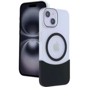 Fuchsia İphone 14 İle Uyumlu Velar Kablosuz Şarj Özellikli Siyah Kapak
